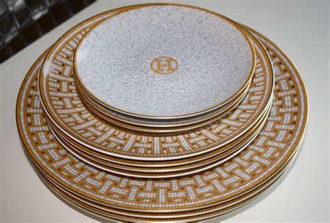 hermes jewelry plate|very expensive dining set hermes.